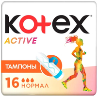 Тампоны без аппликатора Kotex Active Normal (16 шт)