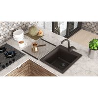 Кухонная мойка Aquasanita Simplex SQS100W (black metallic 601)