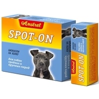 Капли от блох и клещей Amstrel Spot-on для собак средних и крупных пород