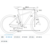 Велосипед Cube Aim EX 27.5 XS 2022 (песочный)