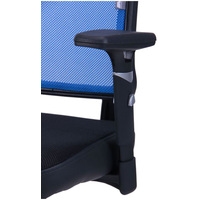 Кресло AMF Онлайн Алюм (черный/синий)