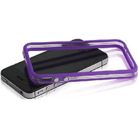 Чехол для телефона Forever Clear Bumper для iPhone 5/5S фиолетовый
