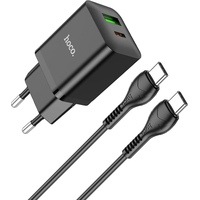 Сетевое зарядное Hoco N28 USB Type-C (черный)