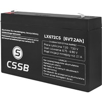 Аккумулятор для ИБП Lamex LX672CS (6В/5 А·ч)