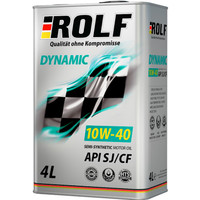 Моторное масло ROLF Dynamic 10W-40 SJ/CF 4л