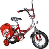 Детский велосипед Amigo 001 Pionero 14 (серебристый/розовый)