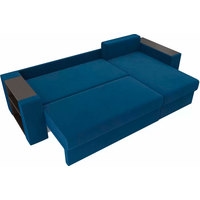 Угловой диван Лига диванов Эридан 102088 (синий)