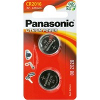 Батарейка Panasonic CR2016 2 шт. [CR-2016EL/2B]
