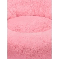 Лежак Pet Bed плюшевый 60 см (розовый)