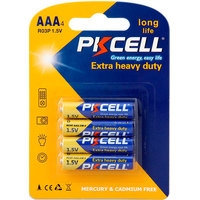 Батарейка PKCELL Extra Heavy Duty Battery R03P AAA 4 шт.