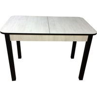 Кухонный стол Solt СТД-10 (северное дерево светлое/ноги квадратные черные)