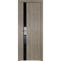 Межкомнатная дверь ProfilDoors 62XN R 80x200 (каштан темный/стекло черный лак)