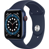 Умные часы Apple Watch Series 6 LTE 44 мм (алюминий синий/синий спортивный)