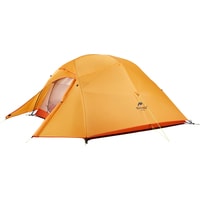 Треккинговая палатка Naturehike Cloud UP Ultralight 3 NH18T030-T New (210T, оранжевый)