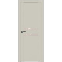 Межкомнатная дверь ProfilDoors 2.03U L 80x200 (магнолия сатинат, стекло перламутровый лак)