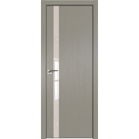Межкомнатная дверь ProfilDoors 6ZN 80x200 (стоун/стекло перламутровый лак)