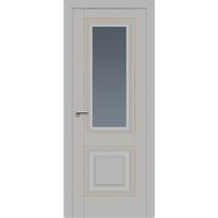 Межкомнатная дверь ProfilDoors 28U L 60x200 (манхэттен/мателюкс графит золото)