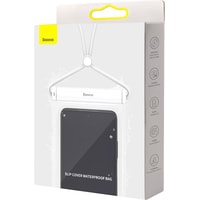 Чехол для телефона Baseus Cylinder Slide Cover Waterproof Bag (белый)