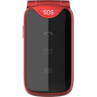 Кнопочный телефон Maxvi E6 (красный)