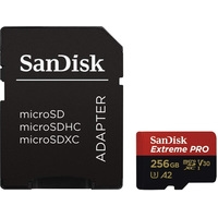 Карта памяти SanDisk Extreme PRO SDSQXCZ-256G-GN6MA microSDXC 256GB (с адаптером)