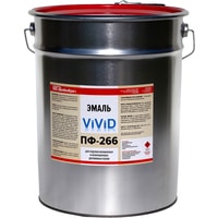 Эмаль ViViD ПФ-266 25 кг (красно-коричневый)