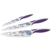 Набор ножей KINGHoff KH-3663 (фиолетовый)