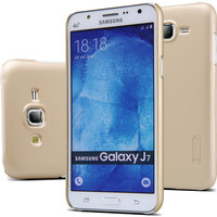 Чехол для телефона Nillkin Super Frosted Shield для Samsung Galaxy J7 2016 (золотистый)