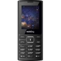 Кнопочный телефон Nobby 210 (черный)