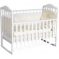 Классическая детская кроватка Антел Алита-2 (белый)