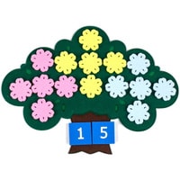 Развивающая игра Фетров Дерево с цветочками 1301007