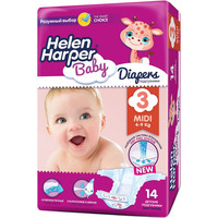 Подгузники Helen Harper Baby 3 Midi (14 шт)
