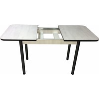 Кухонный стол Solt СТД-10 (северное дерево светлое/ноги круглые черные)