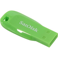 USB Flash SanDisk Cruzer Blade 16GB (зеленый) [SDCZ50C-016G-B35GE]