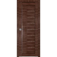 Межкомнатная дверь ProfilDoors 17X 90x200 (малага черри кроскут/стекло дождь белый)