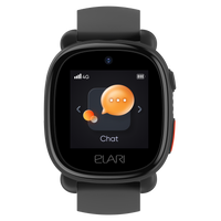 Детские умные часы Elari KidPhone 4G Lite (черный)