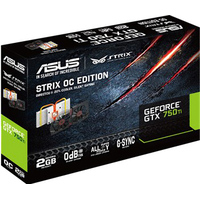 Видеокарта ASUS STRIX GeForce GTX 750 Ti OC 2GB GDDR5 (STRIX-GTX750TI-OC-2GD5)