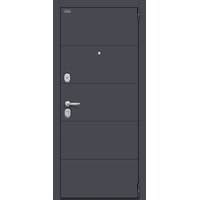 Металлическая дверь el'Porta Porta S 4.Л22 205x98R (Graphite Pro/Nordic Oak)