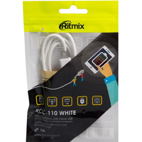 Кабель Ritmix RCC-110 (белый)