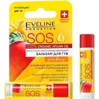  Eveline Cosmetics Бальзам для губ 100% Organic Argan Oil SOS Exotic Mango 4.5 г