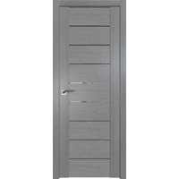Межкомнатная дверь ProfilDoors 98XN L 60x200 (грувд серый/стекло прозрачное)