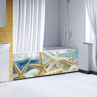 Фронтальный экран под ванну Comfort Alumin Морская звезда 3D 1.5