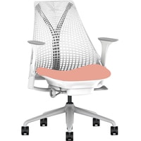 Кресло Herman Miller Sayl (цвет розовый/белый, Y-образная поддержка спины)