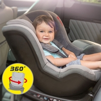 Детское автокресло Heyner MultiFix Twist 360 (серый)