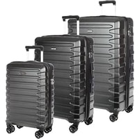 Комплект чемоданов Verage 17106-S/M+/XL (черный)