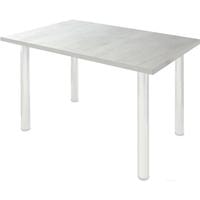 Кухонный стол Solt 110x70 (северное дерево светлое/ноги белые)