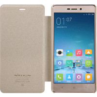 Чехол для телефона Nillkin Sparkle для Xiaomi Redmi 3 Pro (золотистый)
