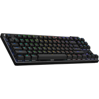 Клавиатура Logitech Pro X TKL Logitech GX Blue Clicky 920-012118 (черный, нет кириллицы)