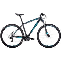 Велосипед Forward Next 29 2.0 disc р.21 2020 (черный/голубой)