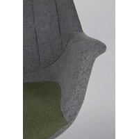 Интерьерное кресло Zuiver Doulton (зеленый/черный) в Гродно