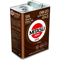 Моторное масло Mitasu Gold Hybrid SN 0W-20 4л